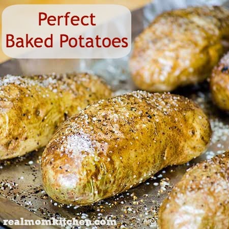 The Perfect Baked Potato - Real Mom Kitchen 