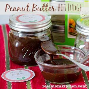 Peanut Butter Hot Fudge | realmomkitchen.com