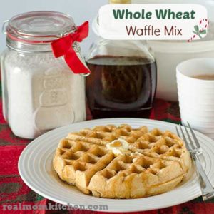 Whole Wheat Waffle Mix | realmomkitchen.com| realmomkitchen.com