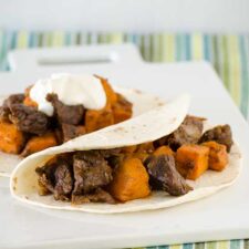 Beef and Sweet Potato Hash | realmomkitchen.com