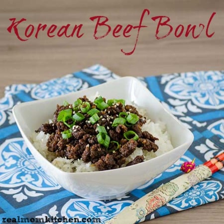Korean Beef Bowl | realmomkitchen.com