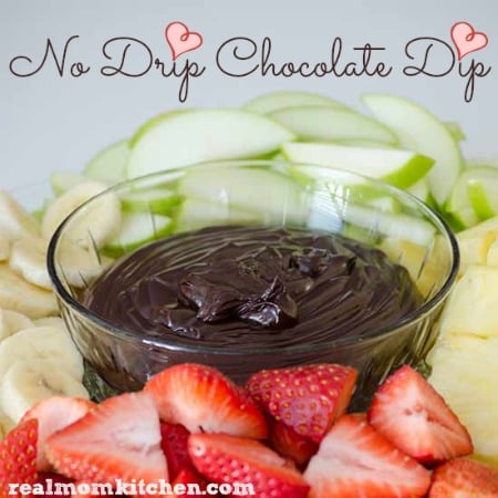 No Drip Chocolate Dip