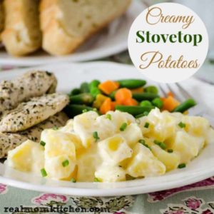 Creamy Stovetop Potatoes | realmomkitchen.com