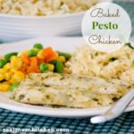 Baked Pesto Chicken | realmomkitchen.com