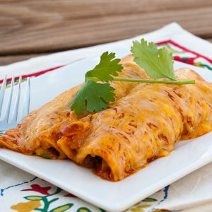 Guacamole Chicken Enchiladas | realmomkitchen.com