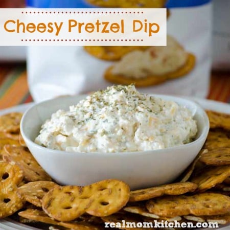 Cheesy Pretzel Dip and New Rold Gold Pretzel Thins Giveaway 