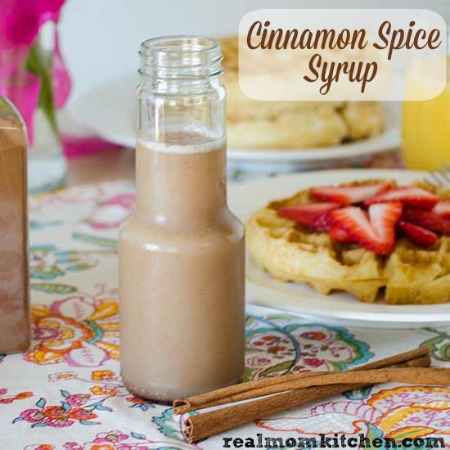 Cinnamon Spice Syrup | realmomkitchen.com