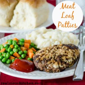 Meatloaf Patties | realmomkitchen.com