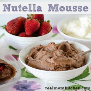 Nutella Mousse |realmomkitchen.com