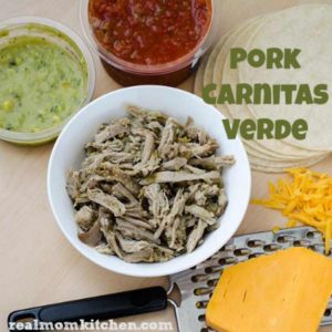 Pork Carnitas Verde | realmomkitchen.com