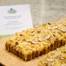 Sweet Orange and Toasted Almond Cofee Cake | realmomkitchen.com