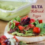 BLTA Flatbread Pizzas | realmomkitchen.com