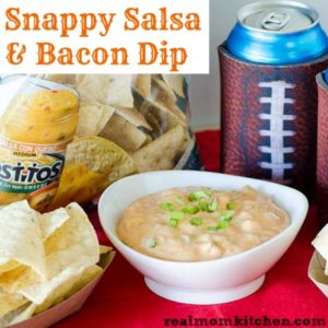 Snappy Salsa and Bacon Dip | realmomkitchen.com