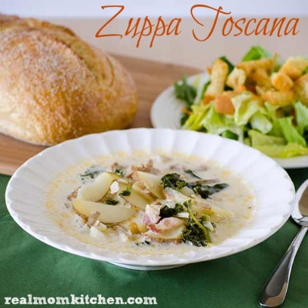 Zuppa Toscana - Real Mom Kitchen - Copy Cat - Zuppa Toscana