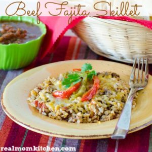 Beef Fajita Skillet | realmomkitchen.com