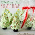 Christmas Tree Krispie Treats | realmomkitchen.com