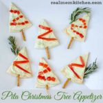 Pita Christmas Tree Appetizer | realmomkitchen.com