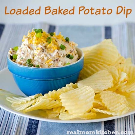 Loaded Baked Potato Dip | realmomkitchen.com