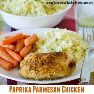Paprika Parmesan Chicken | realmomkitchen.com