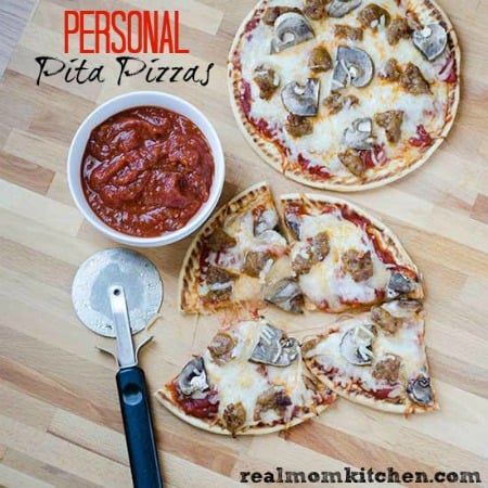 Personal Pita Pizzas
