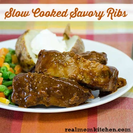 Slow Cooked Savory Ribs