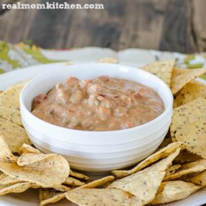 Slow Cooker Taco Dip | realmomkitchen.com