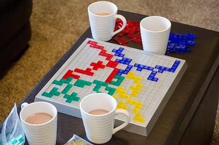 Blokus Game - indoor winter activities