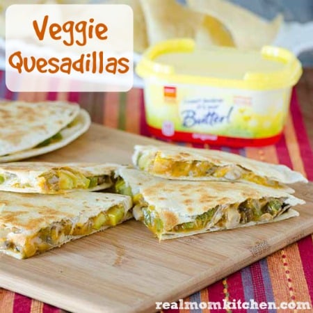 Veggie Quesadillas | realmomkitchen.com