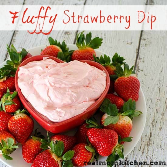 Fluffy Strawberry Dip