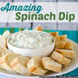 Amazing Spinach Dip | realmomkitchen.com