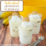 Individual Banana Puddings | realmomkitchen.com