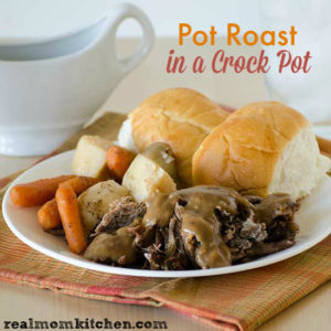 Pot Roast In A Crock Pot | realmomkitchen.com
