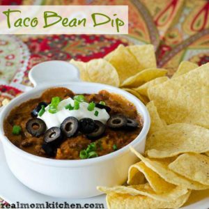 Taco Bean Dip | realmomkitchen.com
