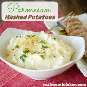 Parmesan Mashed Potatoes l realmomkitchen.com