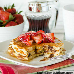 Chocolate Chip Pancakes | realmomkitchen.com