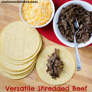 Versatile Shredded Beef | realmomkitchen.com