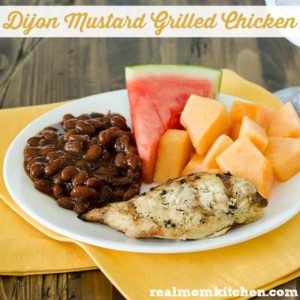 Dijon Mustard Grilled Chicken | realmomkitchen.com