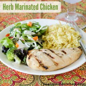 Herb Marinated Chicken | realmomkitchen.com