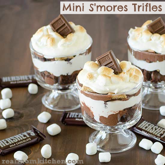 Mini S'mores Trifles | realmomkitchen.com