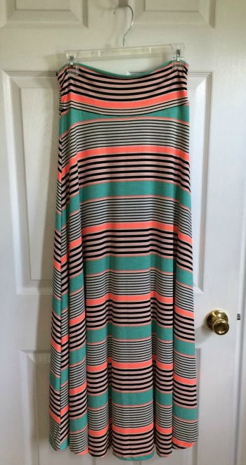 stitch fix 22 striped maxi | realmomkitchen.com