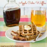 Apple Cider Waffles | realmomkitchen.com