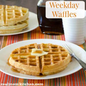 Weekday Waffles | realmomkitchen.com