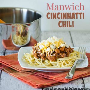 Manwich Cincinnatti Chili | realmomkitchen.com