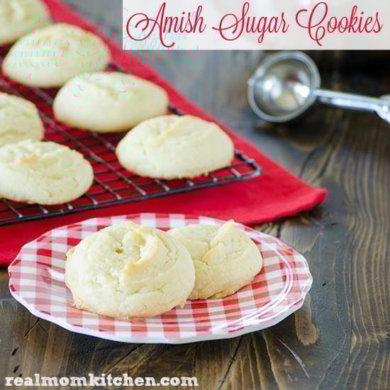 Amish Sugar Cookies | realmomkitchen.com