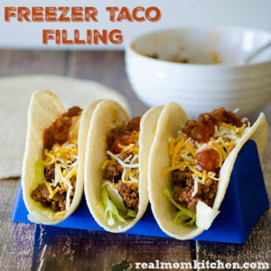Freezer Taco Filling | realmomkitchen.com