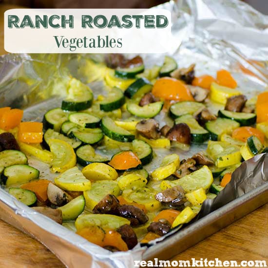 Ranch Roasted Vegetables | realmomkitchen.com