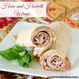 Ham and Havarti Wraps | realmomkitchen.com