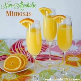 Non-Alcoholic Mimosas | realmomkitchen.com
