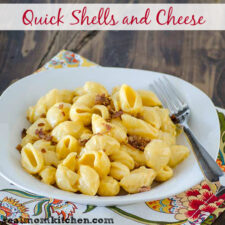 Quick Shells and Cheese | realmomkitchen.com