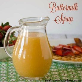 Buttermilk Syrup | realmomkitchen.com